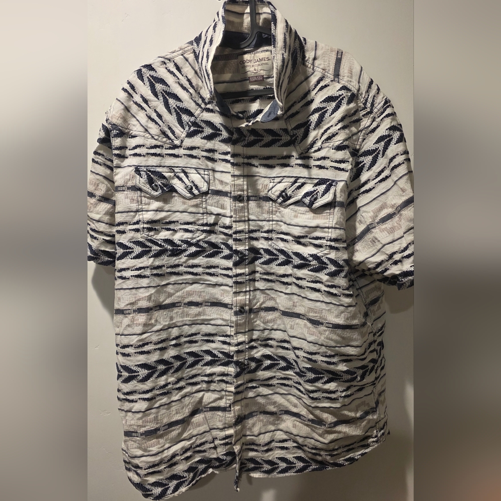 Stylish Men's Patterned Shirt Jacket